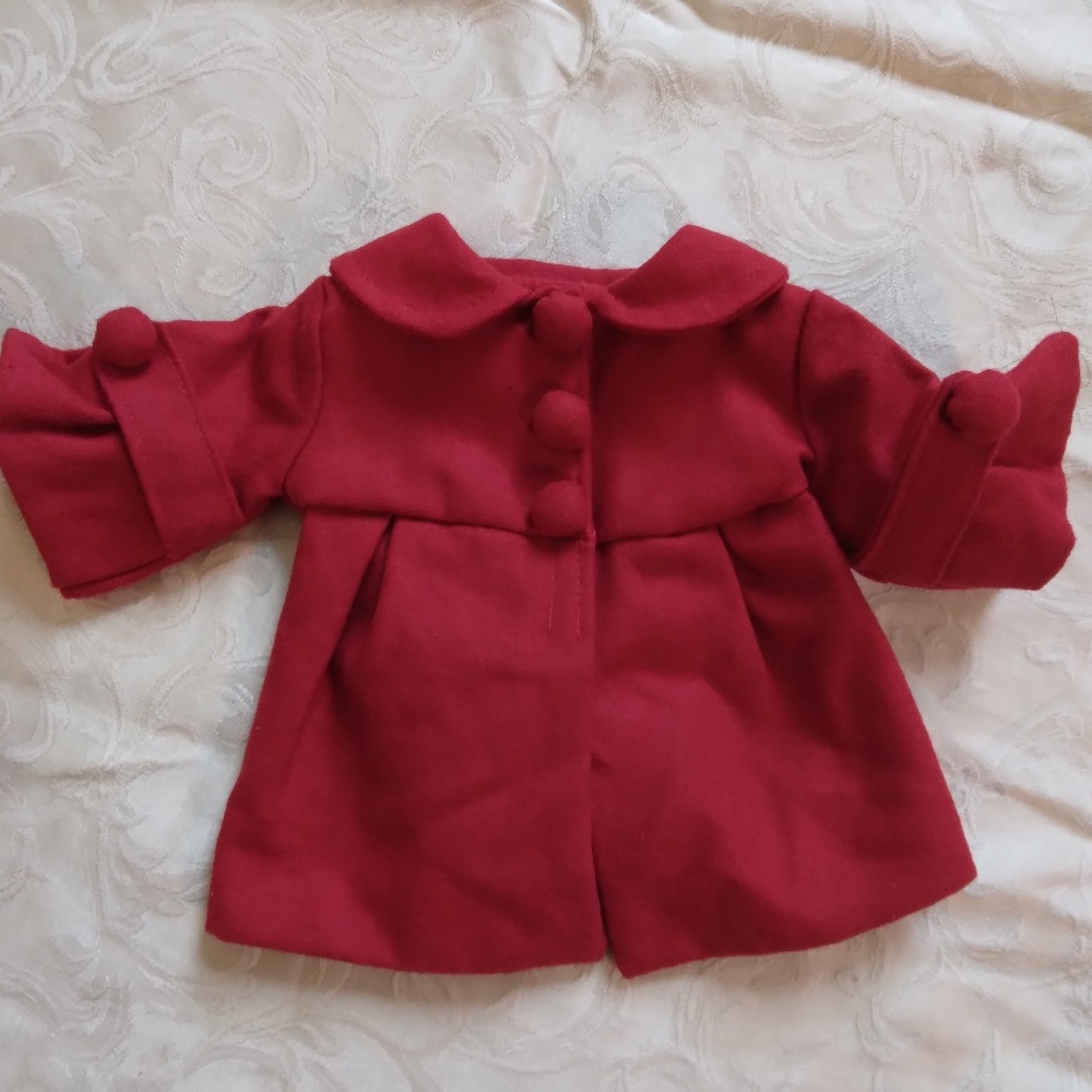 18 inch Doll Red Coat